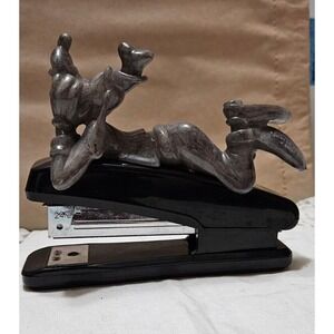 DISNEY GOOFY Gray Faux Marble Figure On Stapler, Works Great